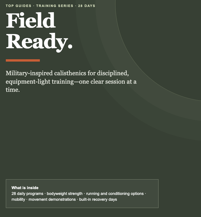 Field-Ready 28-Day Military Calisthenics Guide